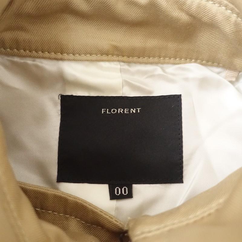 FLORENT（フローレント） *コットントレンチベスト*00ベージュライト