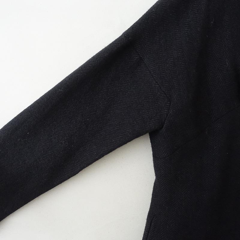 美品】リゼッタ Lisette *ウールリネンコート*38レース付け衿