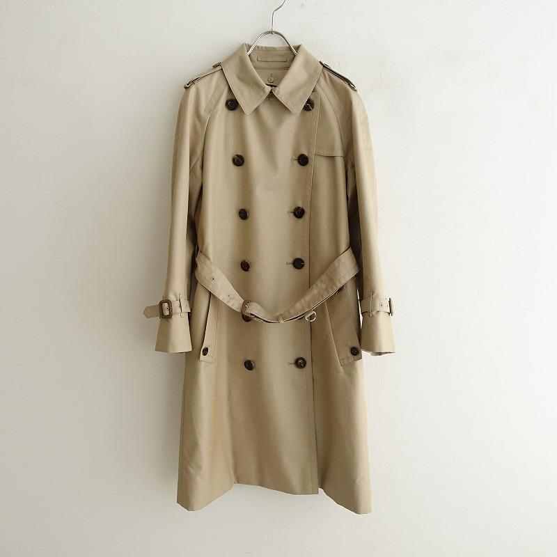 定価16.5万】アクアスキュータム Aquascutum *BASIC TRENCHCOAT LONG