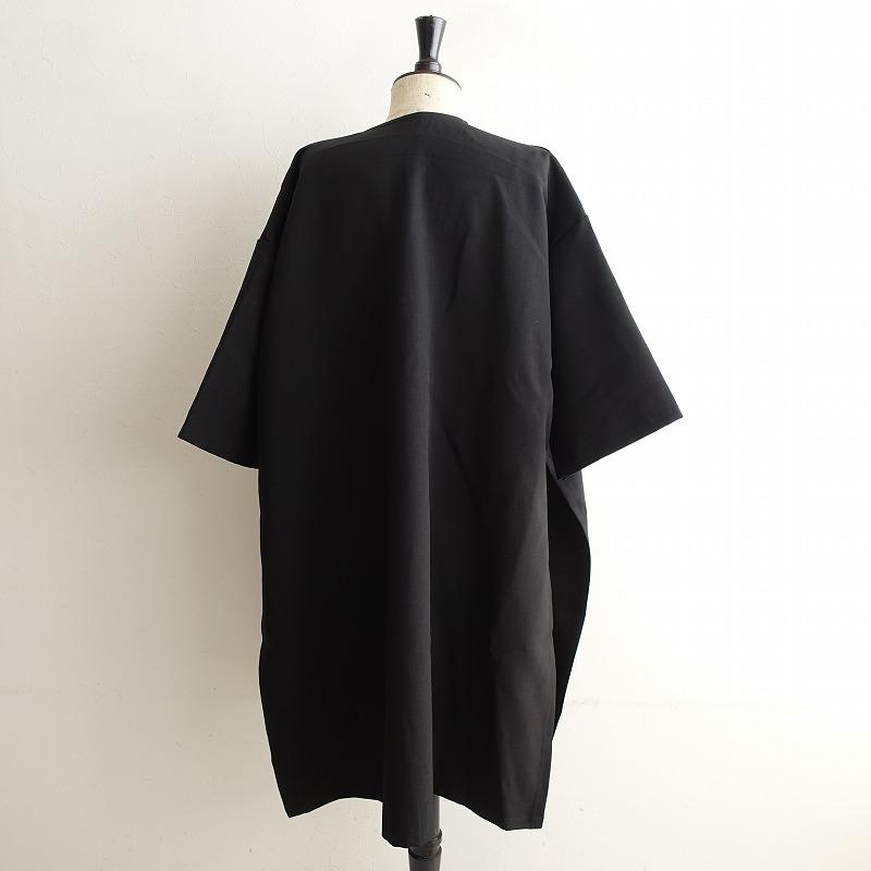 美品/2025SS/定2.2万】ミズイロインド mizuiro-ind *ノーカラーハーフ 