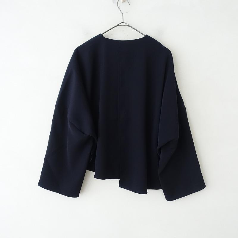 ENFOLD 【2023SS/定価3.3万】エンフォルド *ノーカラーケープ ENFOLD 【2023SS/定価3.3万】エンフォルド *ノーカラーケープ