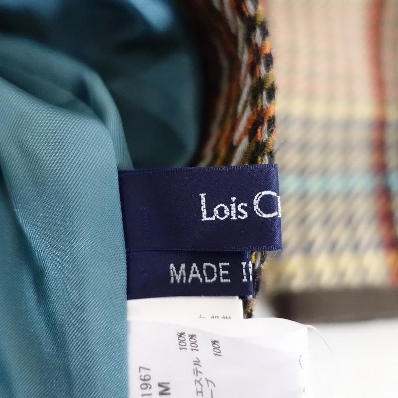 Lois CRAYON ロイスクレヨン *チェックAラインシングルコート*M Lois CRAYON ロイスクレヨン *チェックAラインシングルコート*M