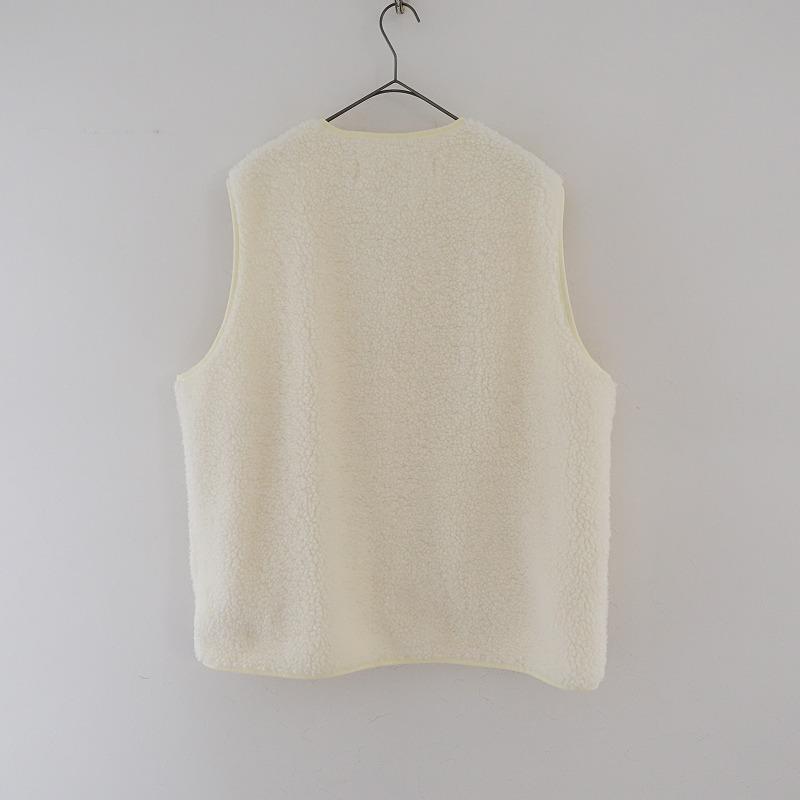 美品】レインセイン ReinSein *ボアフリースワッペンベスト*ジレ