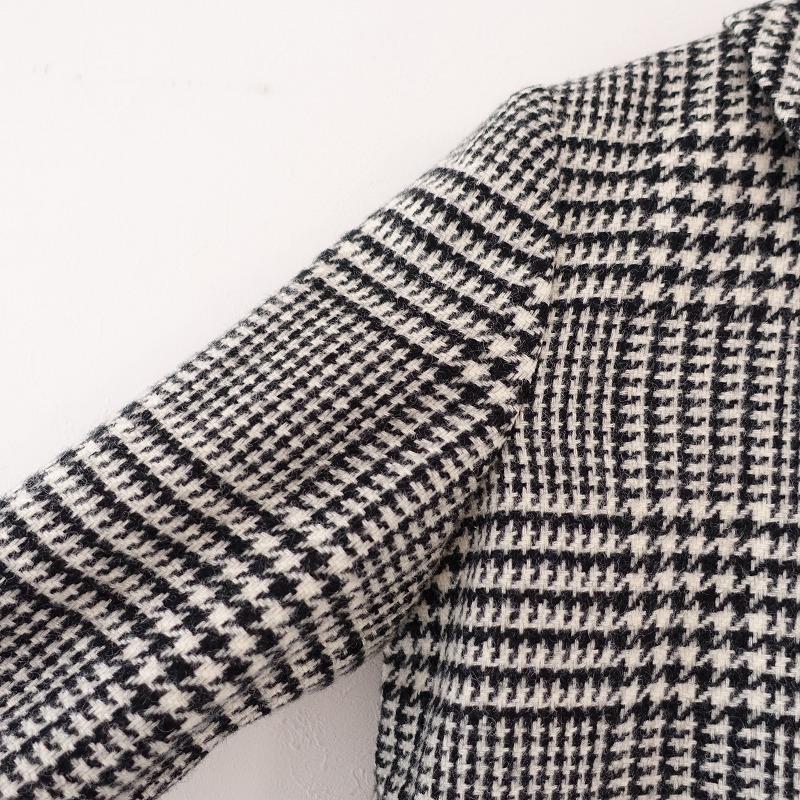アーペーセー APC *MOON グレンチェックシングルコート*34ウール アーペーセー APC *MOON グレンチェックシングルコート*34ウール