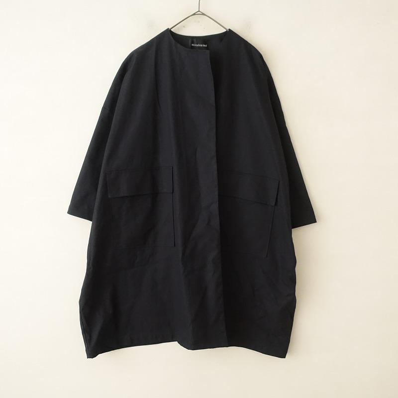 未使用/定価2.2万】ミズイロインド mizuiro-ind *ポケット付ノーカラー