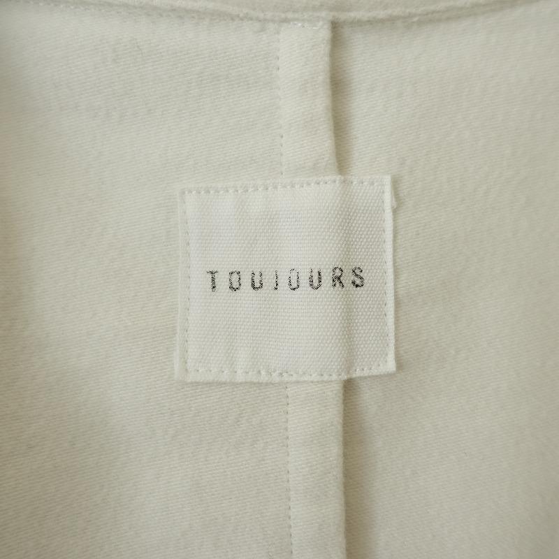 TOUJOURS トゥジュー *スエード調コットンテーラードジャケット TOUJOURS トゥジュー *スエード調コットンテーラードジャケット