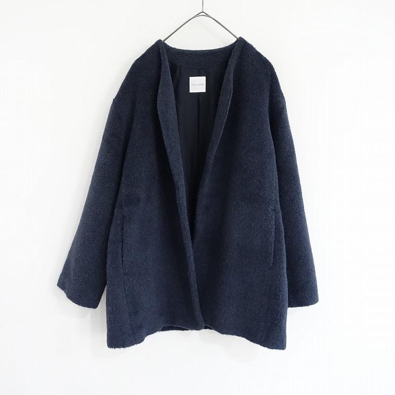 TOUJOURS（トゥジュー） *ノーカラーシャギーコート*1ジャケット