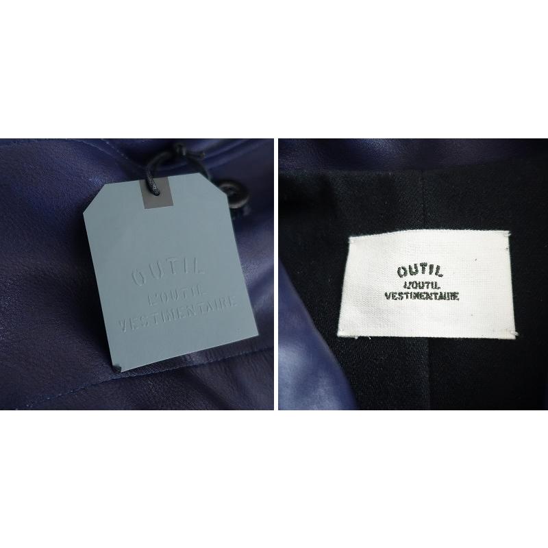 OUTIL 【未使用/定価30.8万】ウティー *MANTEAU ARDES レザー