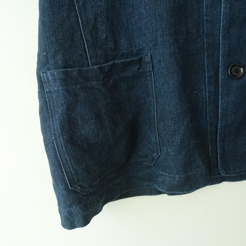 メンズ/定価6.8万】45アールピーエム R45RPM *リネンヘリンボーンの908