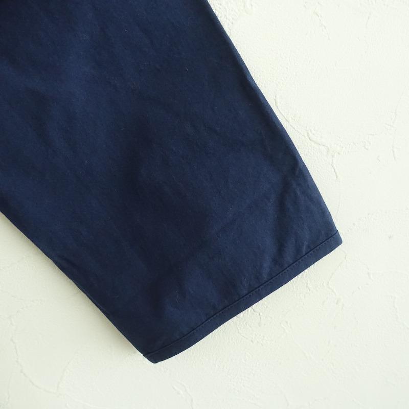 シロネ sirone *コットンノーカラーコットンコート*ジャケット紺 