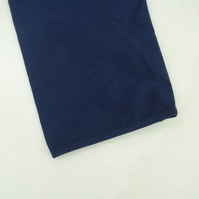 シロネ sirone *コットンノーカラーコットンコート*ジャケット紺