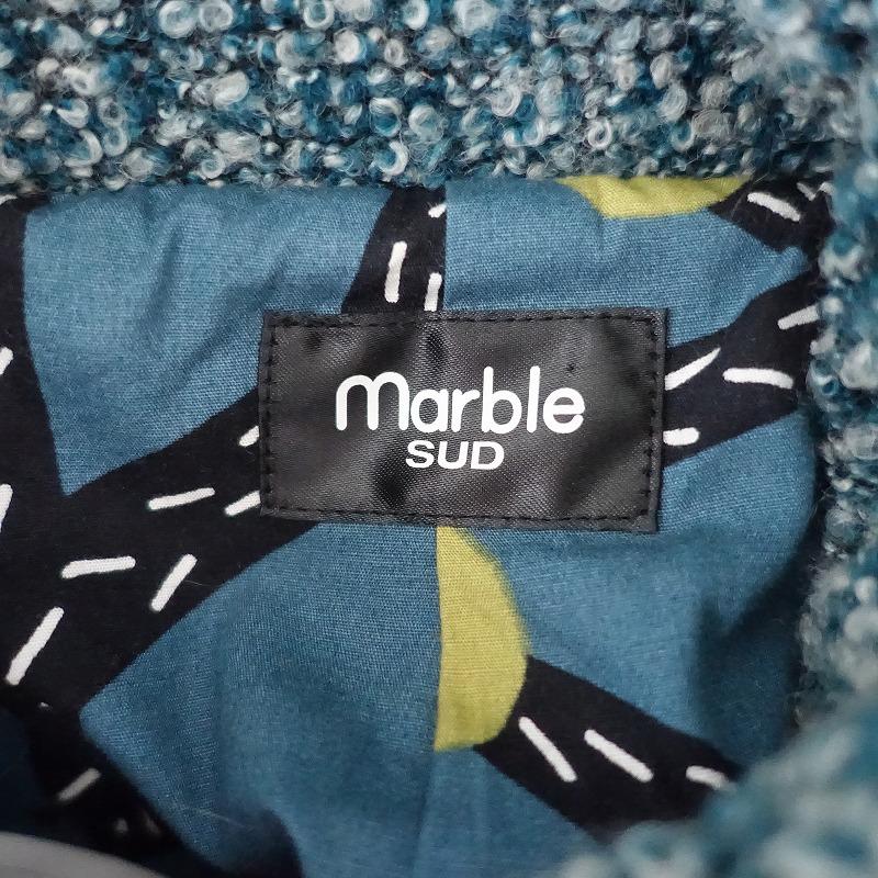 marble SUD（マーブルシュッド） *ショールカラー中綿入りジャケット