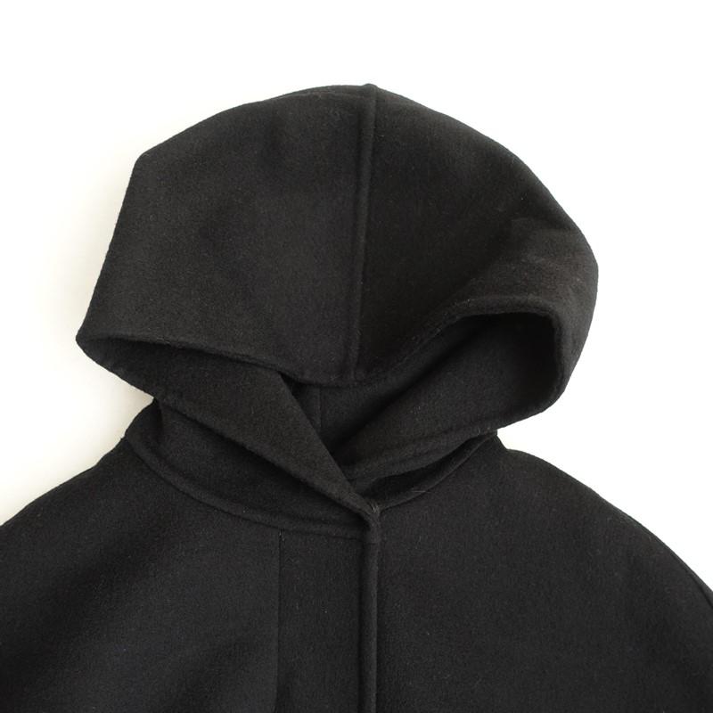 DEUXIEME CLASSE コルピエロ♡中綿 コクーンコート ブラック 軽量 DEUXIEME CLASSE コルピエロ♡中綿 コクーンコート ブラック 軽量