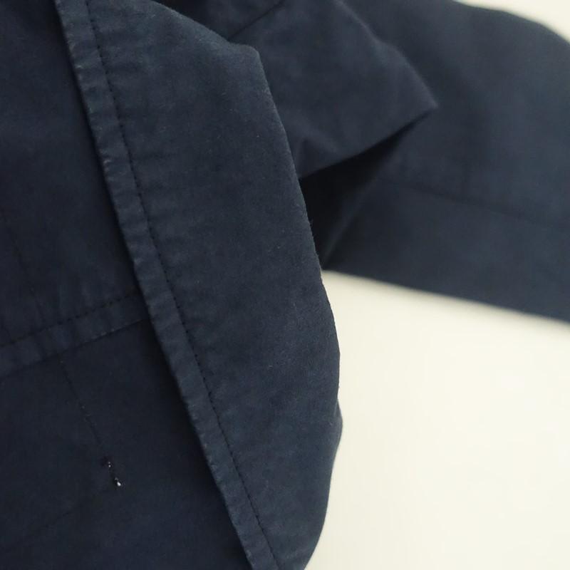 MHL, インナーダウン付き　ステンカラーコート　ネイビー　マーガレットハウエル MHL.（エムエイチエル） マーガレットハウエル MHL. MARGARET HOWELL