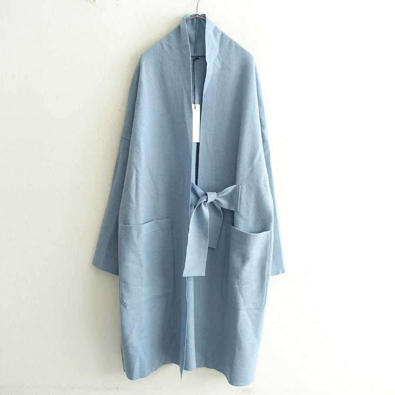 未使用/定価4.9万】ステンカラー soutiencollar *スモークコート*F