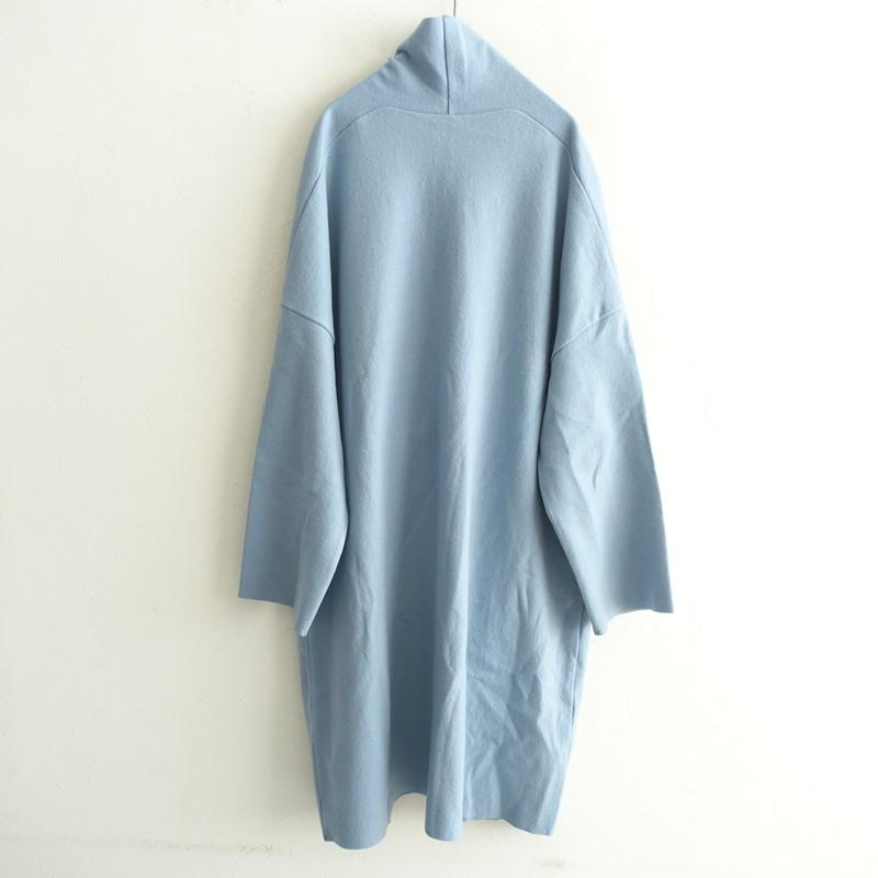 未使用/定価4.9万】ステンカラー soutiencollar *スモークコート*F