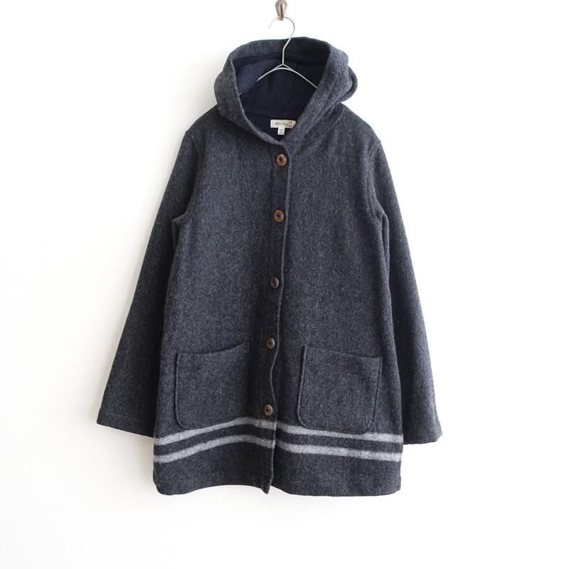 パラスパレス Pal'las Palace *フーデッドウールブレンドコート*F