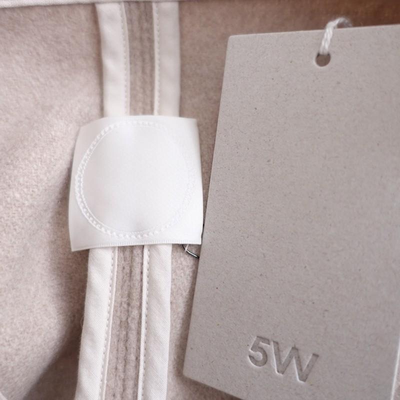 2025AW/美品/定価5.5万】ファイブダブル 5W *ウールメルトンダブル 