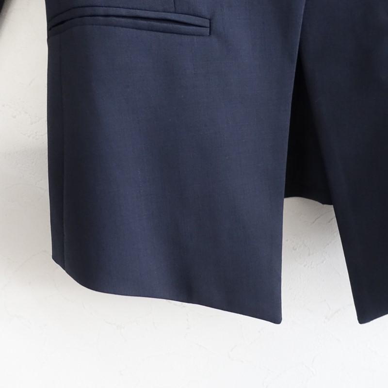 LARDINI（ラルディーニ） *ノーカラージャケット*40トロピカルウール混 