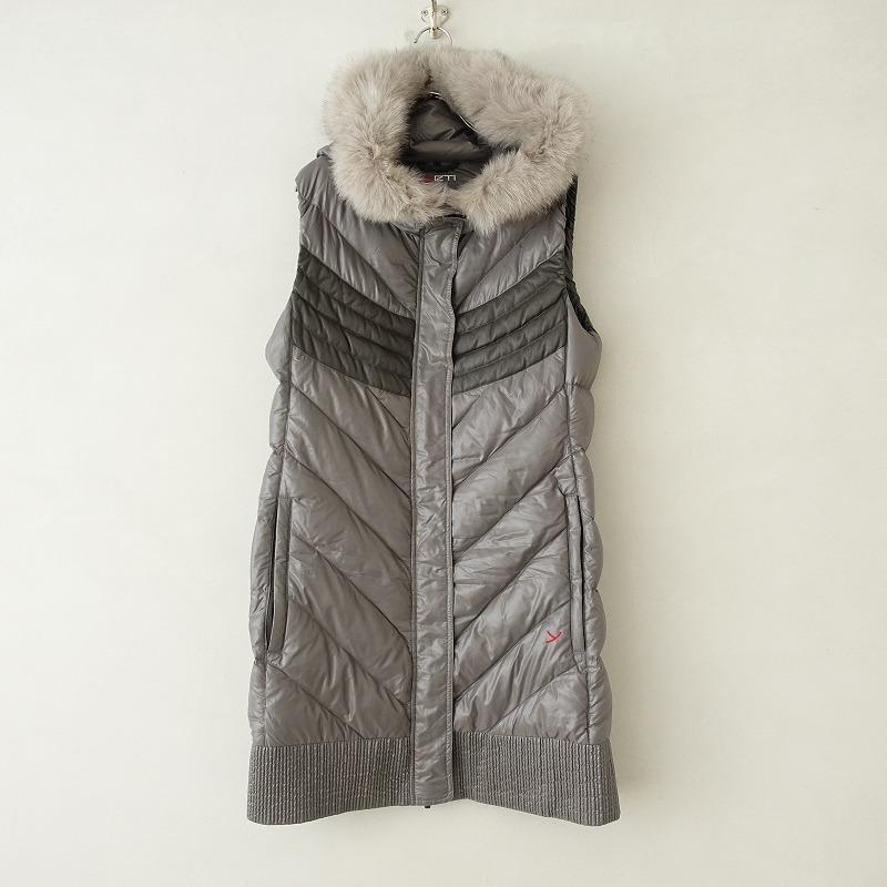 YETI（イエティ） *リアルファーフーディロングダウンベスト*42