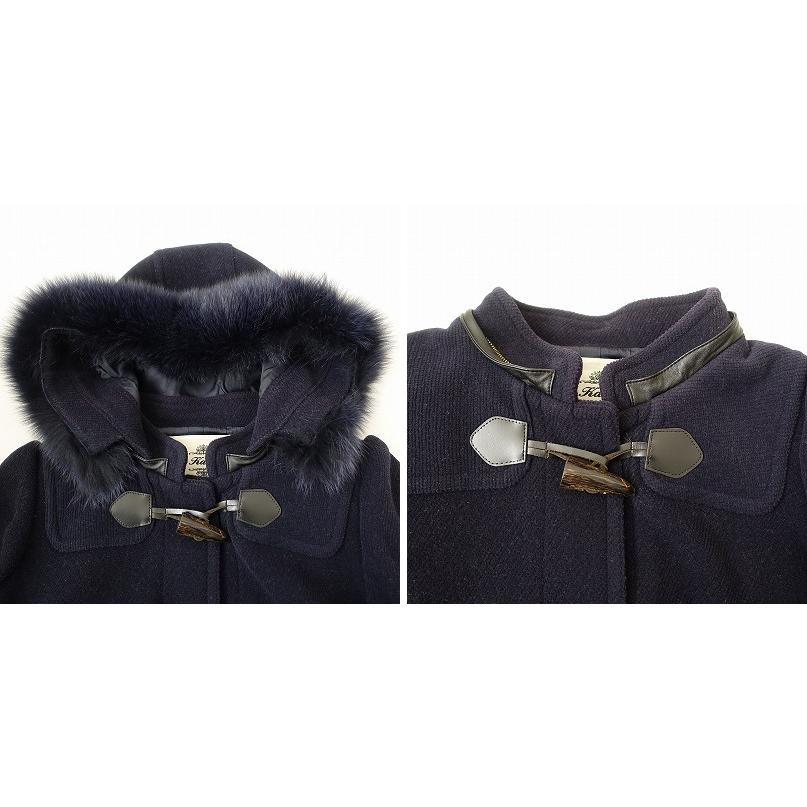 Kaon 【定価7.0万】カオン *ファー使いベルスリーブダッフルコート*M  