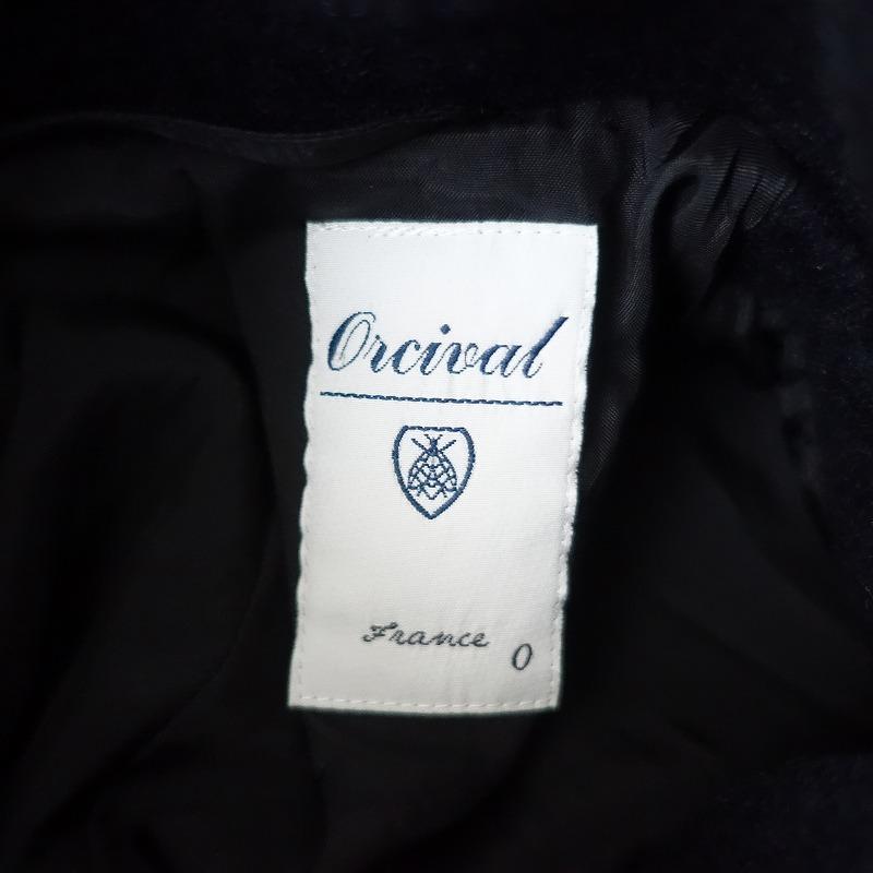 ORCIVAL オーシバル *フード付きメルトンシングルボタン ORCIVAL オーシバル *フード付きメルトンシングルボタン