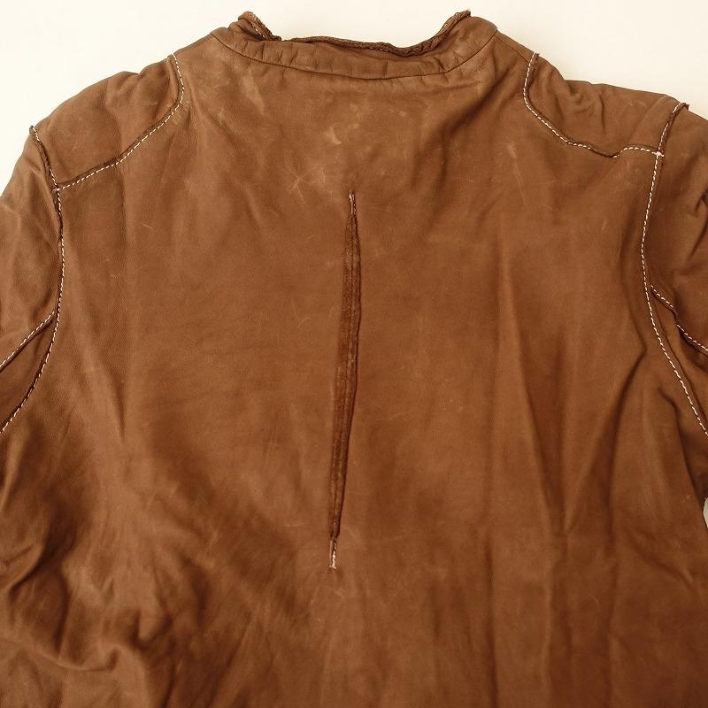sisii（シシ） *COW LEATHER シングルライダースジャケット*XS牛革