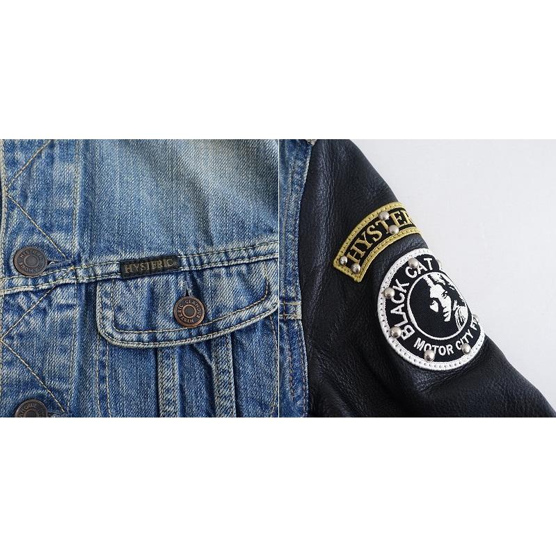 HYSTERIC GLAMOUR ヒステリックグラマー *レザースリーブ HYSTERIC GLAMOUR ヒステリックグラマー *レザースリーブ