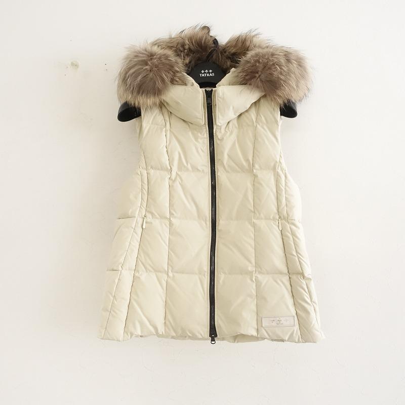 未使用/定価9.2万】タトラス TATRAS *ZALAGA ダウンベスト*02エクリュ 