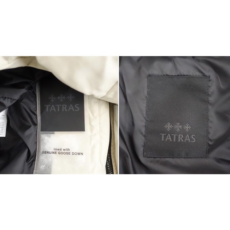 //【未使用/定価9.2万】タトラス TATRAS *ZALAGA ダウンベスト*02エクリュジップアップフードファー取外し可(jk2-2312-500)【13A42】【31A42】｜drop-kaitori｜09