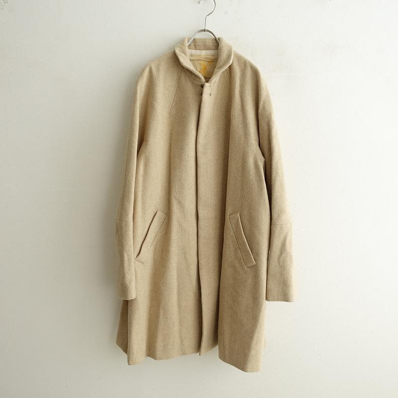 suzuki takayuki //スズキタカユキ *stand fall collar coat*1ベージュ 