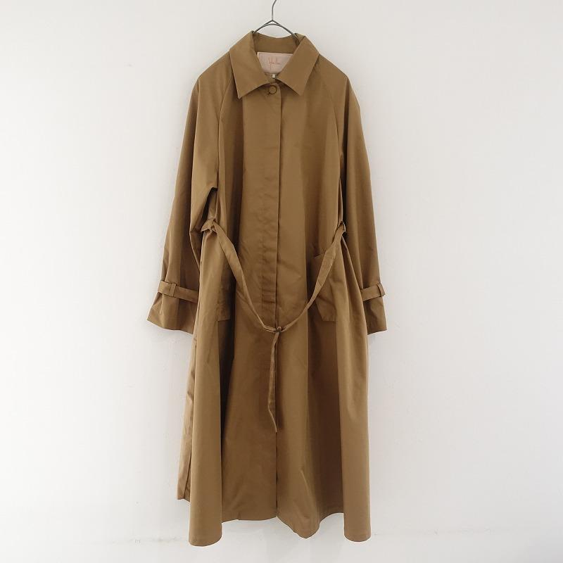 Sybilla シビラ *配色ドッキング比翼ボタントレンチコート*M 