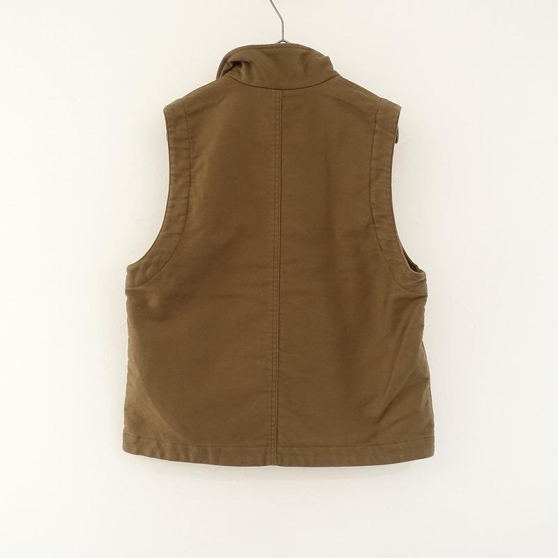 マーガレットハウエル MARGARET HOWELL 中綿 ベスト ブラウン MARGARET HOWELL ダウンベスト ベスト LIGHT NYLON POPLIN