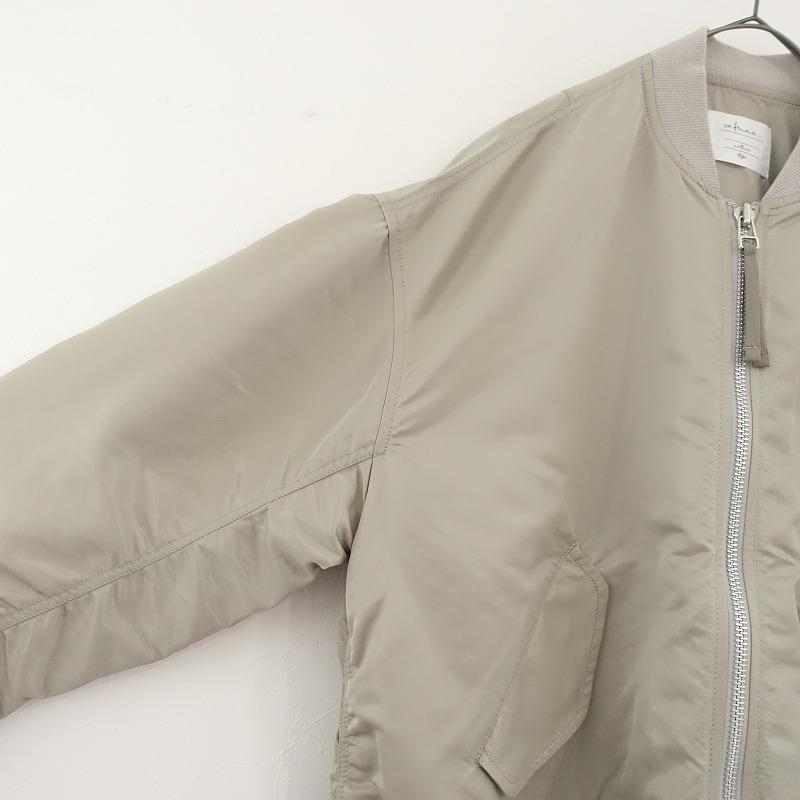 Cafune 【美品/定価2万】カフネ cafune *MA-1 ブルゾン*38グレー 