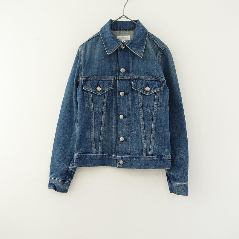 HYKE Gジャン TYPE3 DENIM JACKET ノンウォッシュ HYKE Gジャン TYPE3 DENIM JACKET ノンウォッシュ 楽天市場