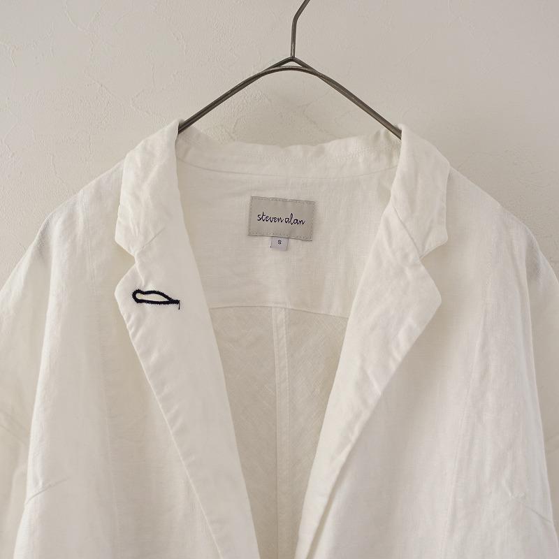 STEVEN ALAN（スティーブンアラン） *リネンテーラードカラーコート*S 