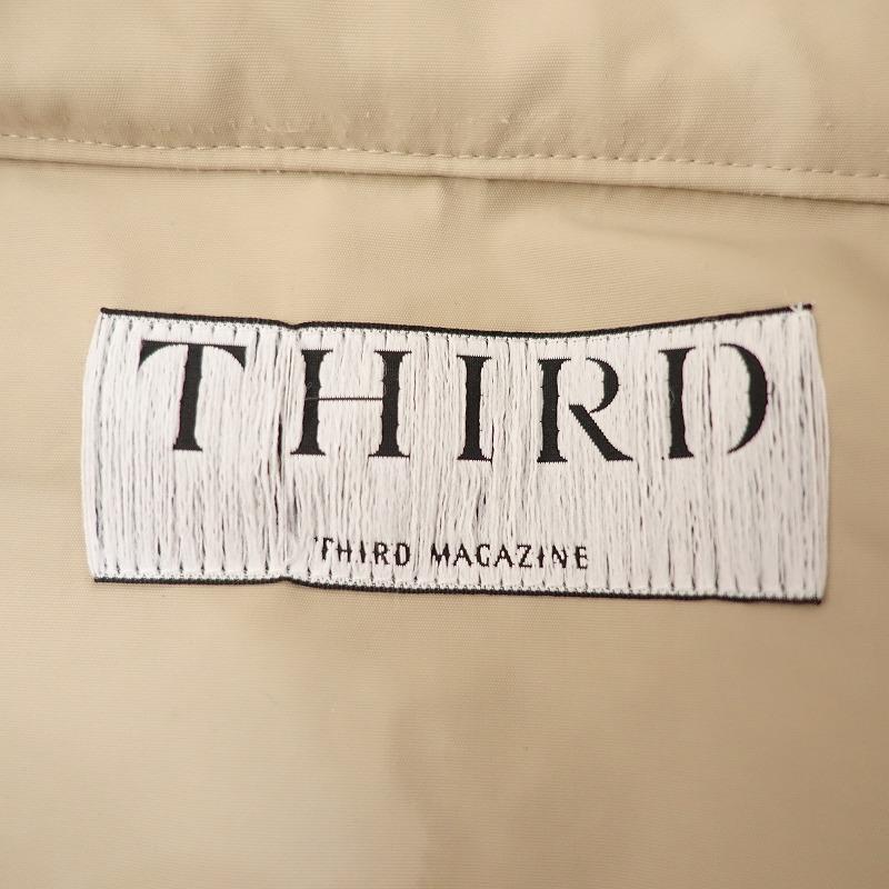 2023/定価4.9万】サードマガジン THIRD MAGAZINE*ロゴアノラック 2023/定価4.9万】サードマガジン THIRD MAGAZINE*ロゴアノラック