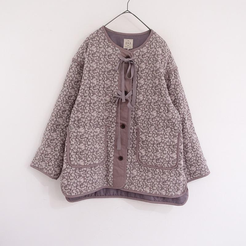 Samansa Mos2（サマンサモスモス） *小花柄コーデュロイ中綿