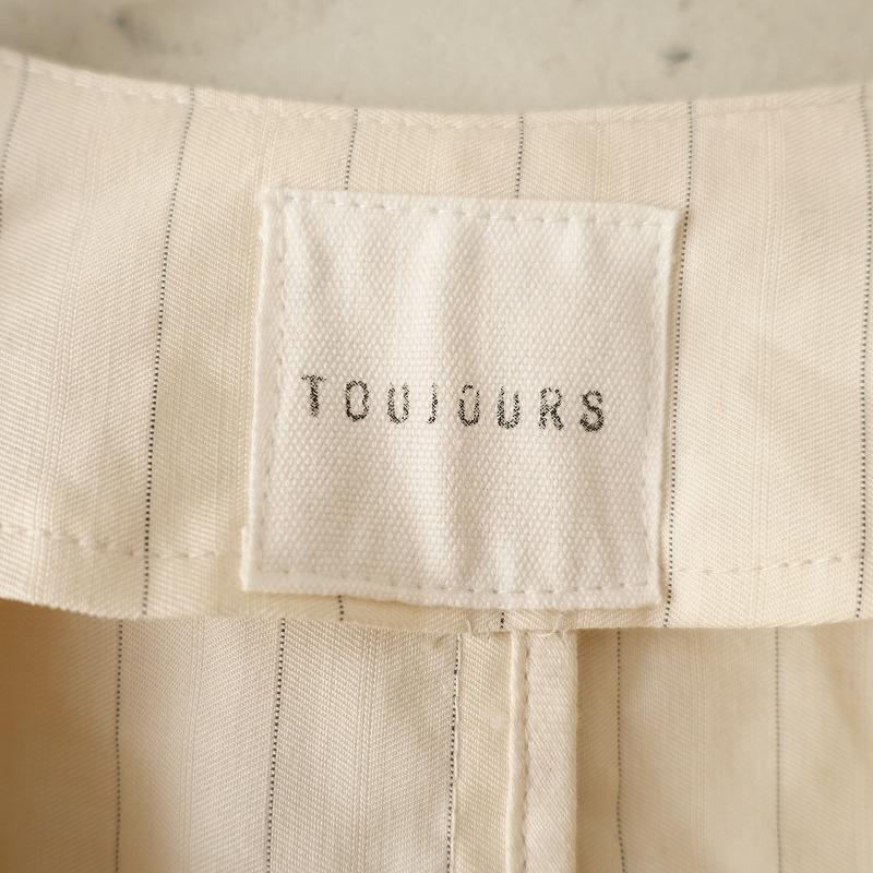 TOUJOURS リネンオールインワン サイズ2 TOUJOURS（トゥジュー） 【未