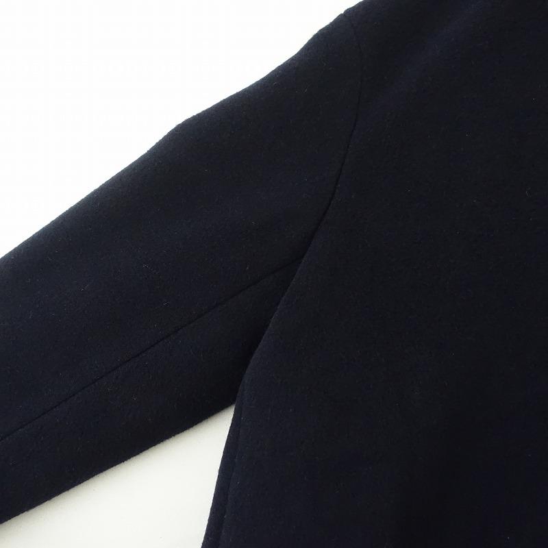 minaperhonen カシミアの黒いコート mina perhonen 【2023AW/定価25.3