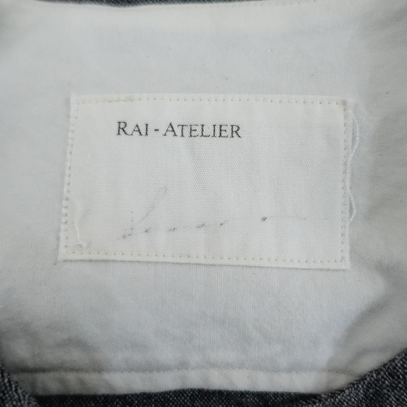 ライアトリエ Rai-Atelier *リネンノーカラーロングジャケット