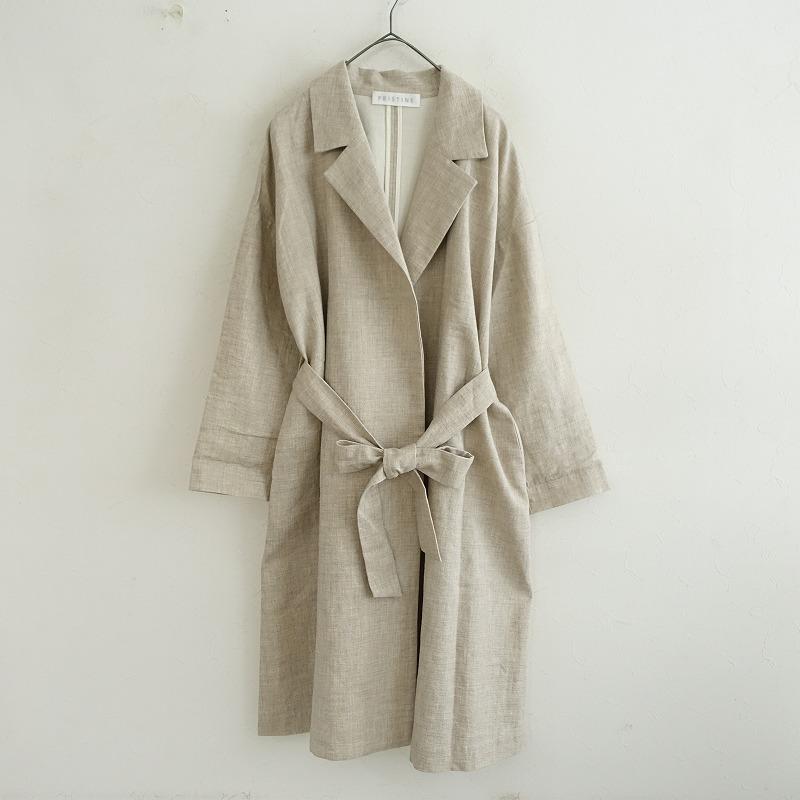 PRISTINE（プリスティン） *オーガニックコットン麻ヤクテーラード