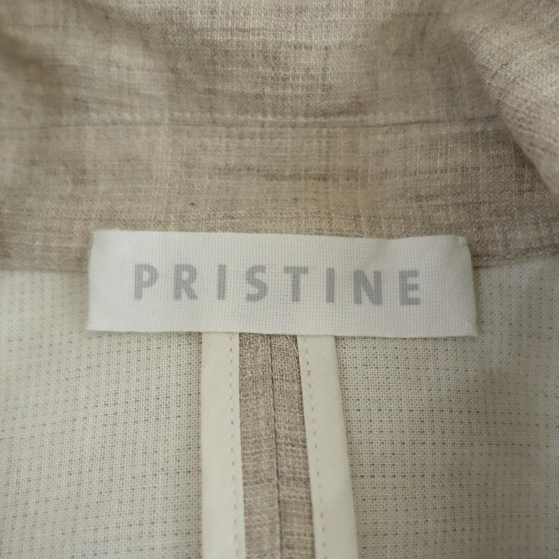 PRISTINE（プリスティン） *オーガニックコットン麻ヤクテーラード