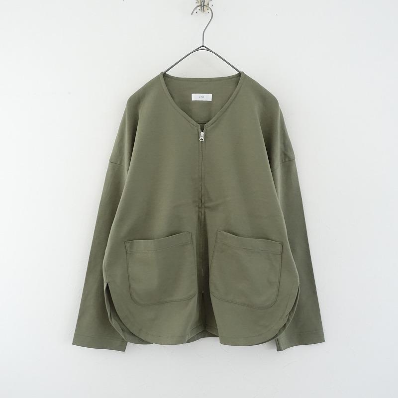 prit（プリット） *ノーカラージップアップカットソージャケット