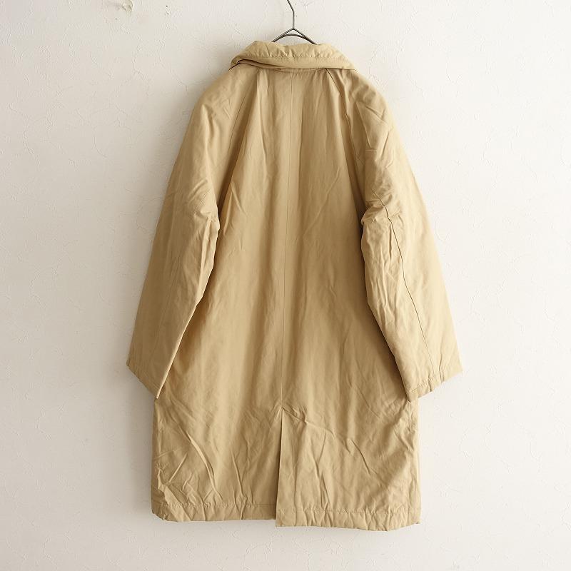 bulle de savon ビュルデサボンコート bulle de savon（ビュルデサボン） *Thermore中綿入り丸衿オーバー