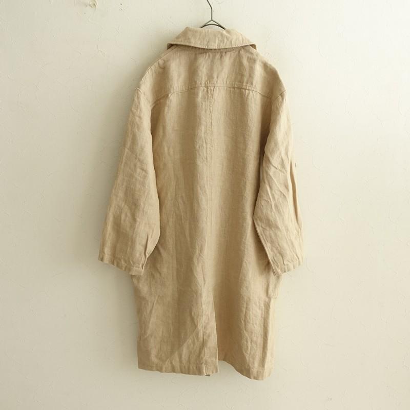 fog linen work リネンロングコート ベージュ 楽天市場】fog linen