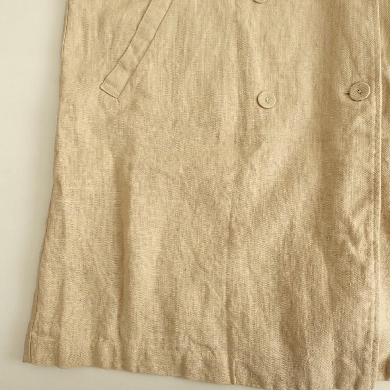 フォグリネンワーク fog linen work *リネンダブルブレストコート