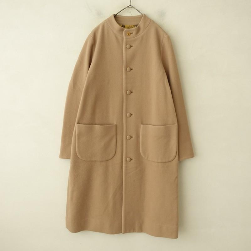 わたべです※パラスパレス☆スタンド襟ウールロングコート パラスパレス Pal'las Palace 十日 *ウールビーバースタンドカラー