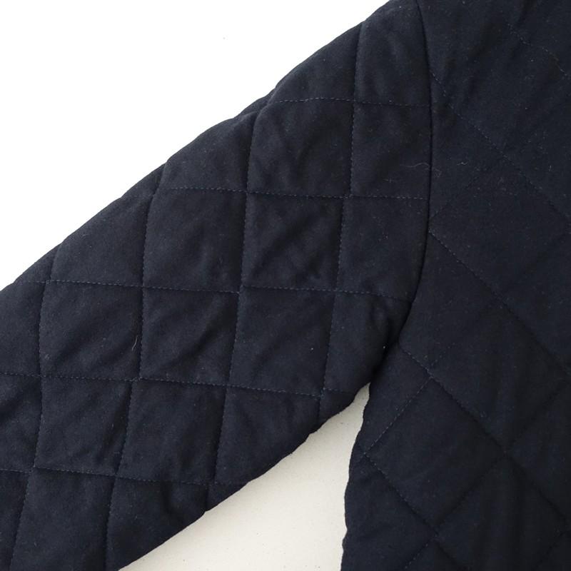LAVENHAM（ラベンハム） *ウールフランネルキルティングコート*36