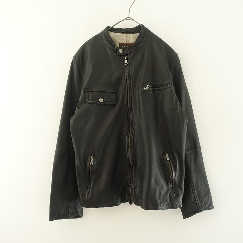 コールハーン COLE HAAN *ラムレザージップアップジャケット*S